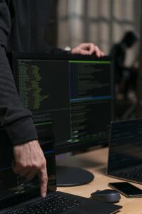 cyber-security-concept-with-computer-close-up