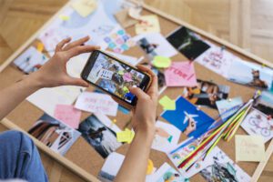 woman-creating-their-own-vision-board