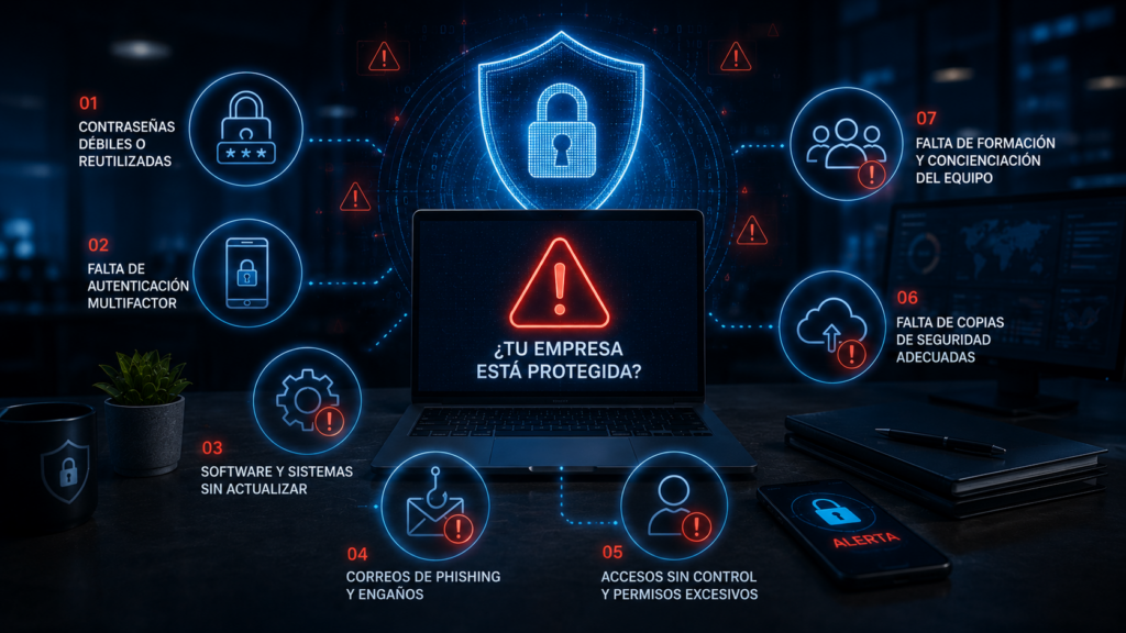 Señales que indican que tu empresa necesita mejorar su ciberseguridad