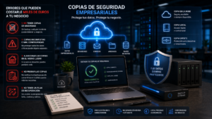 Copias de seguridad empresariales: errores que cuestan caro