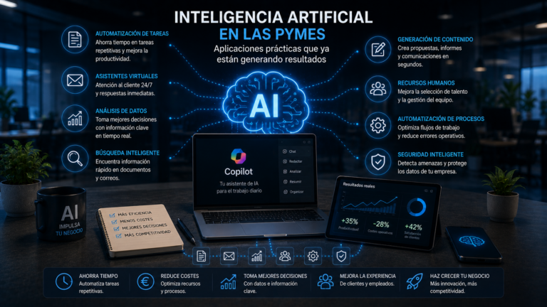 Inteligencia Artificial en las pymes: aplicaciones pr&aacute;cticas
